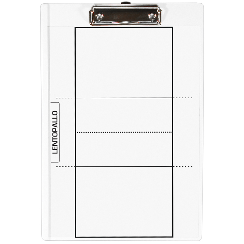 Taktiikkataulu lentopalloon, 23x34 cm