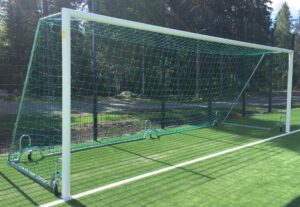 Jalkapallomaali Senior, quick lift pyörin, ke-va