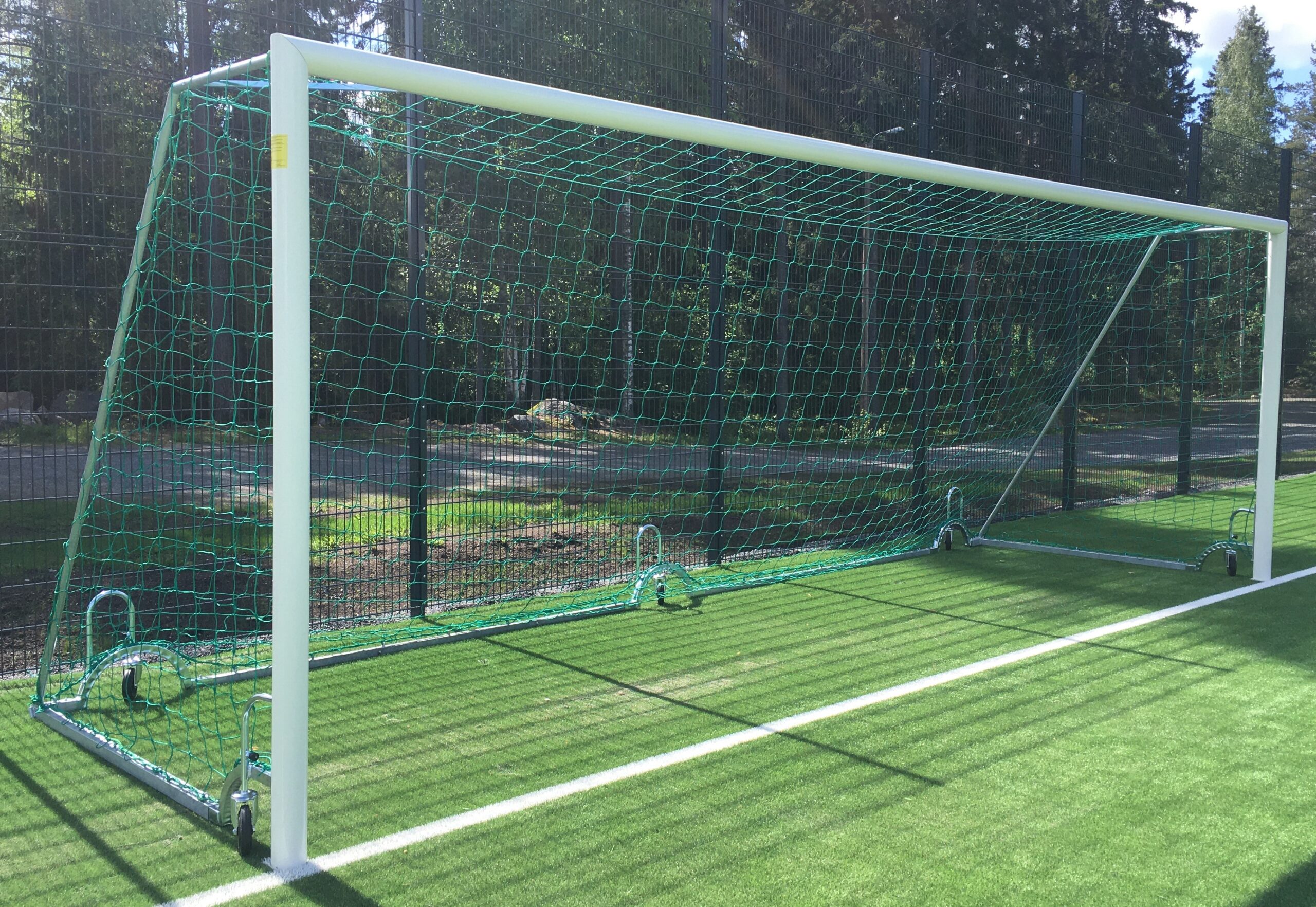 Jalkapallomaali Senior, quick lift pyörin, ke-va