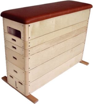 Hyppyarkku, 6-osainen, pyörillä