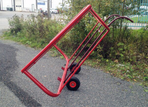 Jääkiekkomaalin kuljetuskärry, ke-va