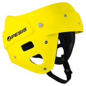 Pesäpallokypärä, J-pesis, kelt.