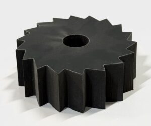 Hammasratas kalkkikärryyn, nylon