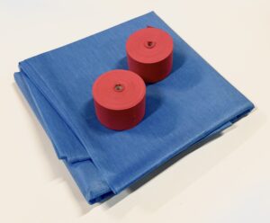 Maalivahdin alue, sininen, 2 kenttää