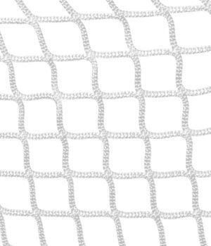 Jääkiekkomaaliverkko NHL/Canada, 125x185/45x100, valkoinen, 5 mm, solmuton