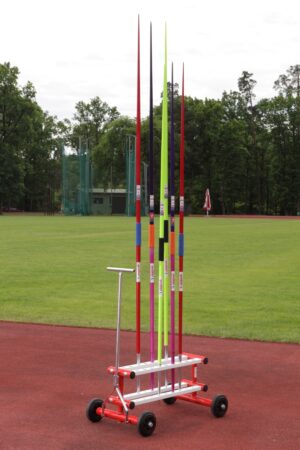 Keihästeline JR-18-W pyörillä, Polanik, 18 keihäälle